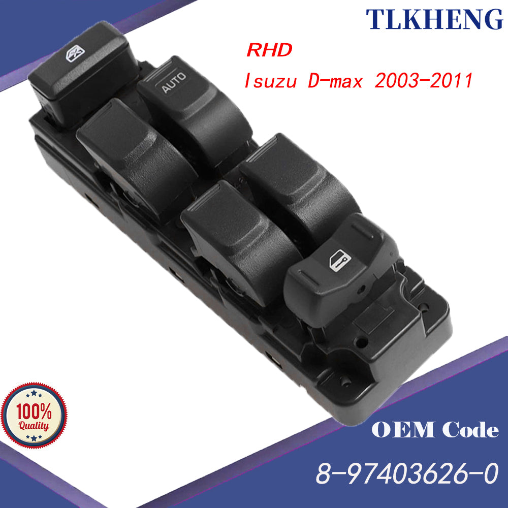 8-97403626-0 Power Window Switch For Isuzu D-max 2003-2011 (Driver Side)