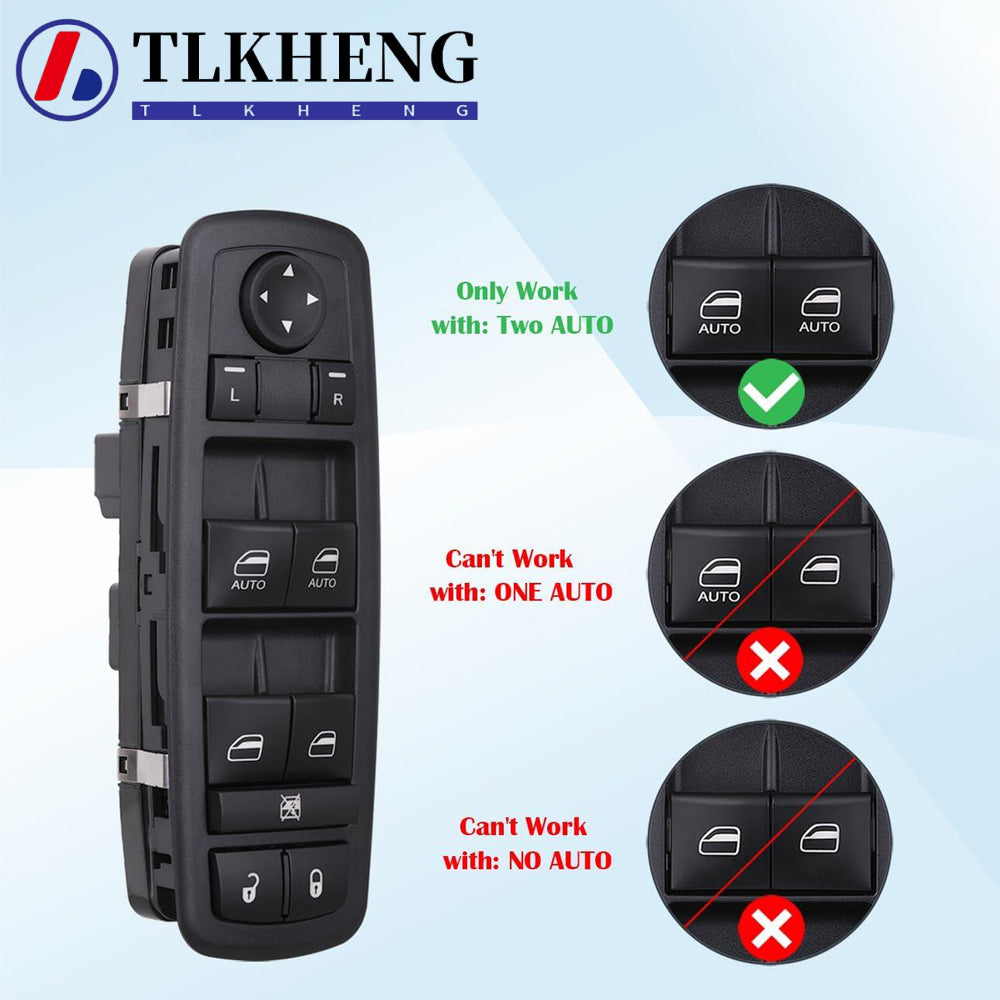 4602863AB Electric Power Window Switch For Chrysler Town & Country Dodge Grand Caravan Journey Nitro Ram 2009-2012 4602533AC