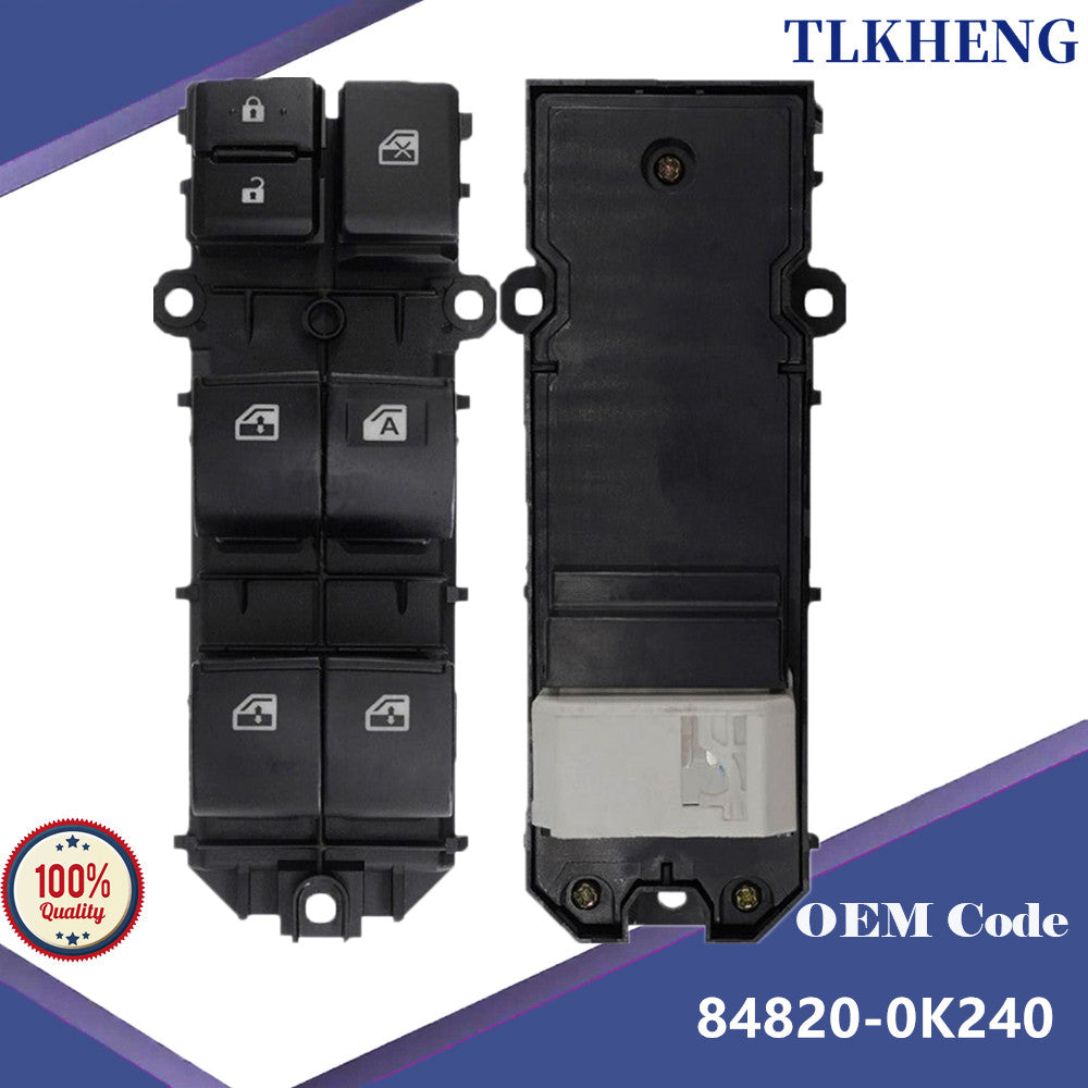 Window Control Switch RHD For Toyota Hilux Camry 2016-2020,84820-0K240