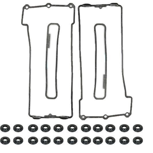 NEW Valve Cover Gasket L+R 22 Washers for BMW E34 E39 E32 E38 M60 M62 Engine,11129069872,11129069871