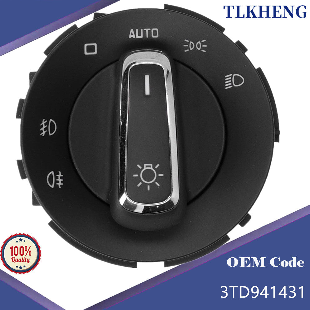 3TD941431 Headlight Switch Fog Light Switch For Skoda Superb (374) Octavia (374) 2009-2015