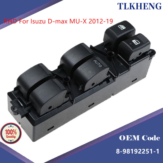 8-98192251-1 Window Control Switch For Isuzu D-max MU-X 2012-2019