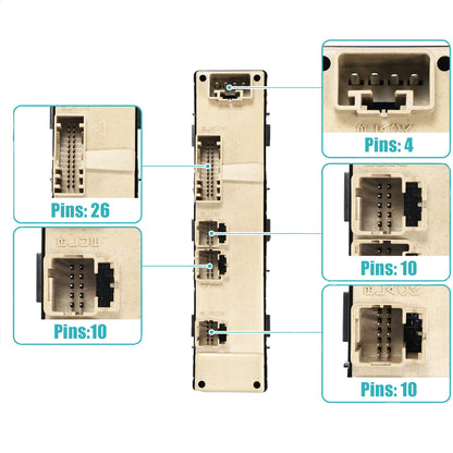 15883319 New Power Window Switch Fits Cadillac Escalade 2003-2006