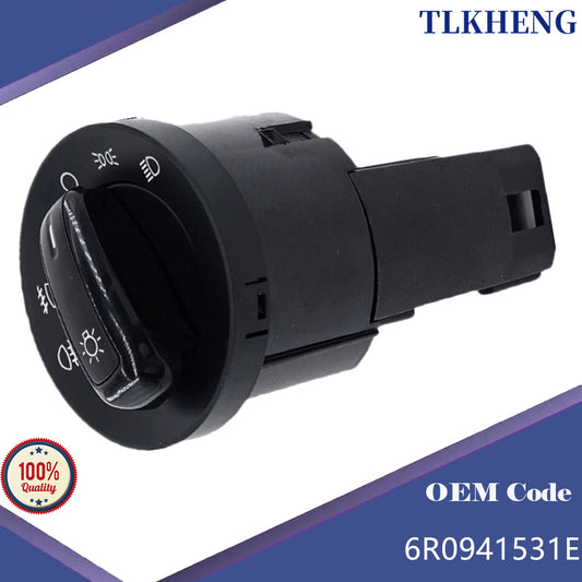 6R0941531E Headlight Switch Fog Light Switch For VW Jetta III (1K2) Polo V (6R1, 6C1) 2009-2017