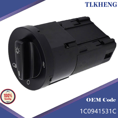 Headlight Switch Fog Light Switch For Volkswagen Beetle Golf Jetta Passat 2000-2005