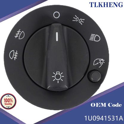 1U0941531A Headlight Switch Fog Light Switch For Skoda Audi A3 Volkswagen Golf
