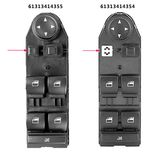 61313414355 Новый переключатель управления стеклоподъемниками для BMW E83 X3 2005-2010,61313414354